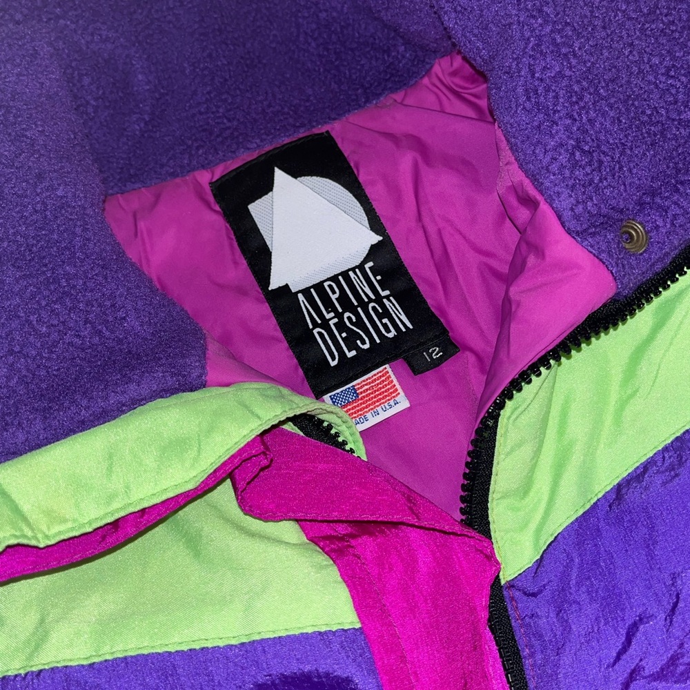 Alpine Design Purple and Pink Jacket